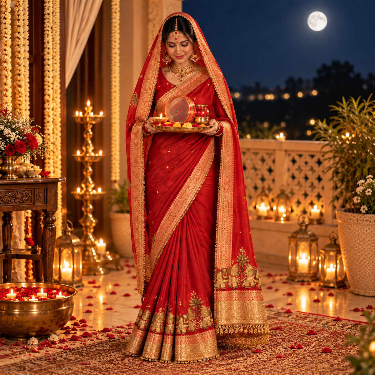 Karwa Chauth Special Saree for Women