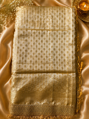 Gold Tissue Silk Saree with Zari Woven Border