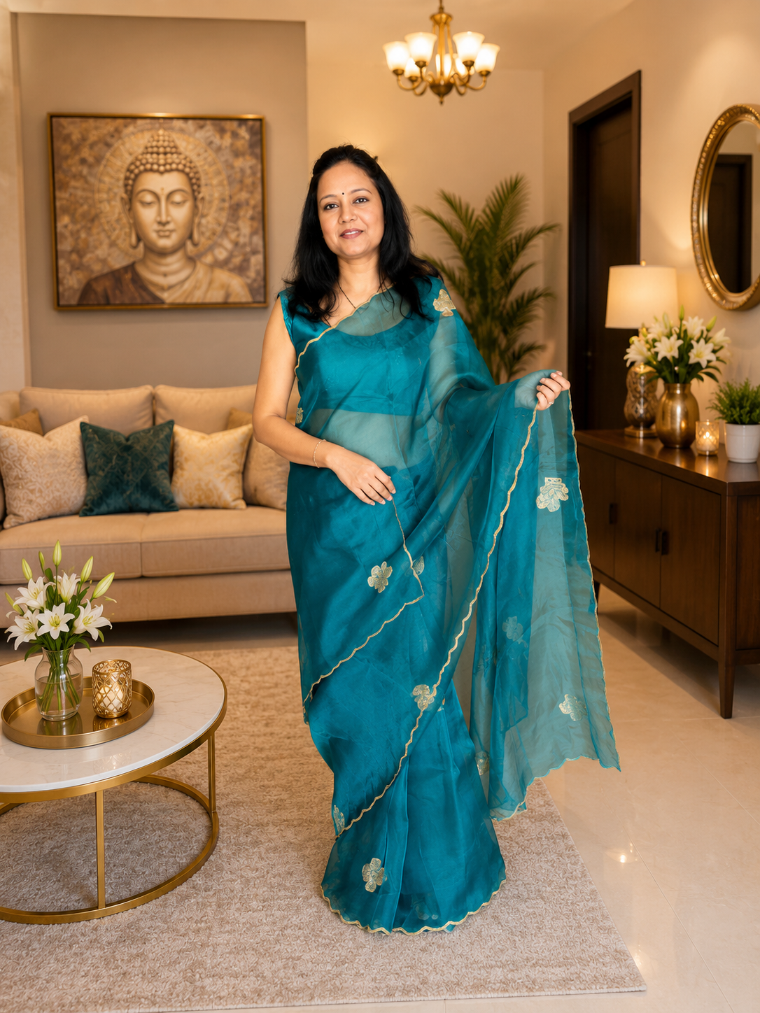 Pure Kora silk saree